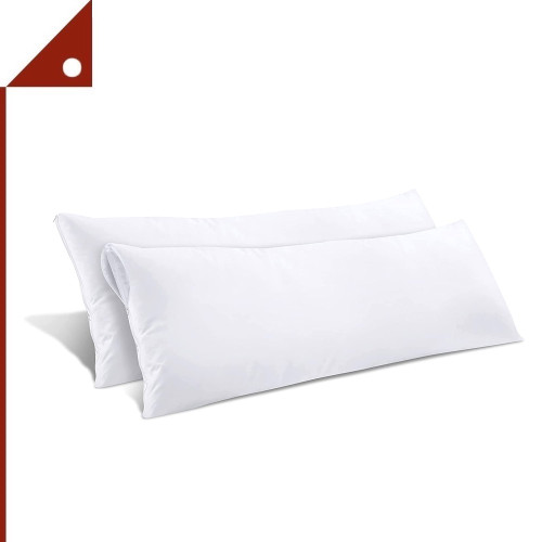 Utopia : UTPUB1632* ปลอกหุ้มหมอน ขนาดใหญ่ Bedding Waterproof Pillow Protector Zippered 2pk. Body