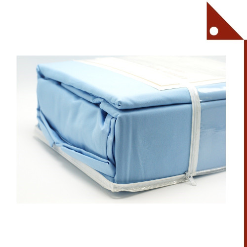 Secura : SELQSS4-LB* ชุดผ้าปูที่นอน Everyday Luxury Bed Sheet Set, 4 Piece,  Queen Size, Light Blue