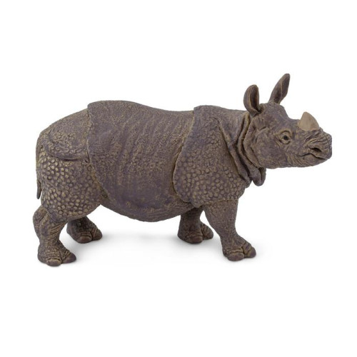 Safari Ltd. : SFR297329 โมเดลสัตว์ Indian Rhino