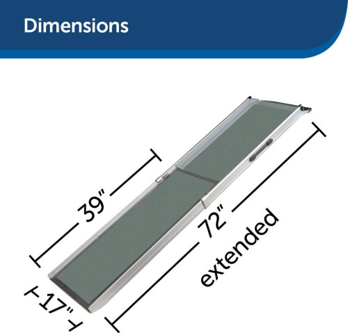  SLV62337* ทางลาดสำหรับสุนัข Deluxe Telescoping Pet Ramp, Standard