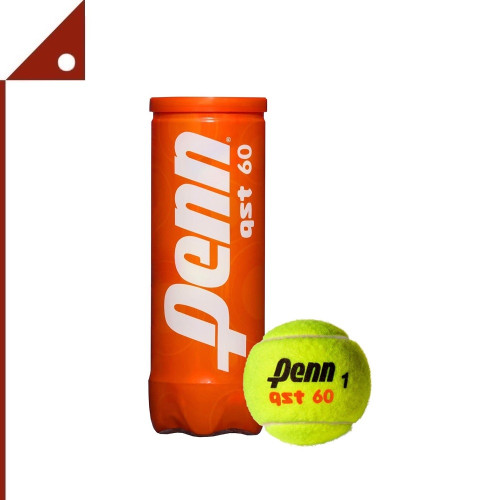 Penn : PEN521929* ลูกเทนนิสสำหรับเด็ก QST 60 Tennis Balls, Yellow-Red