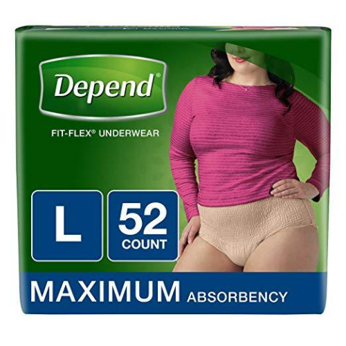 Depend : DPNWOMEN-L* กางเกงชั้นในสำหรับผู้กลั้นปัสสาวะไม่อยู่ FIT-FLEXIncontinence Underwear Women-L 2