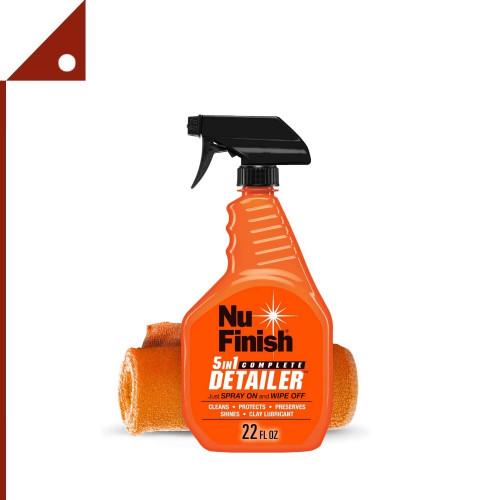 Nu Finish : NUFNF5INKIT* น้ำยาเคลือบเงารถ 5-in-1 Complete Detailer Spray 22oz.