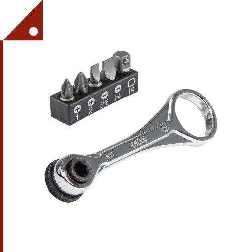 Klein Tools : KLT65200* ชุดประแจขนาดเล็กแบบวงล้อ Mini Ratchet Set, 5 Piece