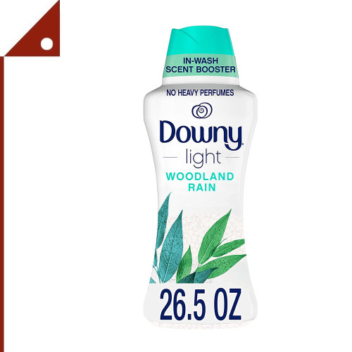 Downy : DWN00452* เม็ดหอมซักผ้า Light Laundry Scent Booster Beads Woodland Rain 26.5oz