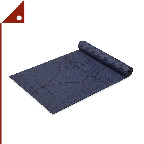 Gaiam : GIA05-64015* เสื่อโยคะ Yoga Mat Alignment Print Premium, Ink