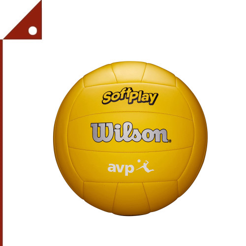 WILSON : WLSWV4005906ID* วอลเล่ย์บอล ขนาดมาตรฐาน AVP Soft Play Volleyball Official Size, Yellow