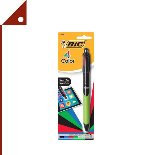 BIC : BIC51869* ปากกา 4-Color Grip Stylus Ball Pen 1.0mm