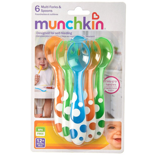 Munchkin : MNK14905 ชุดช้อน Multi Forks & Spoons - 6pk