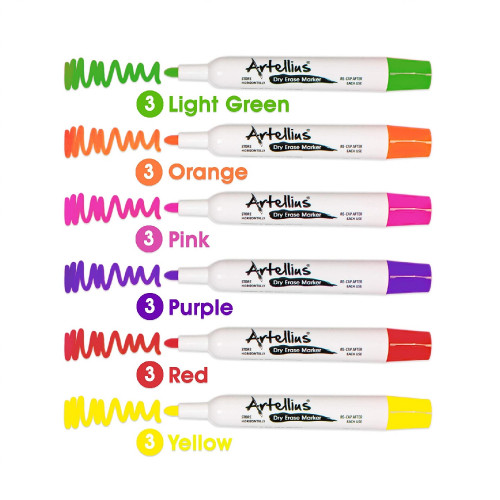 Artellius ATUDE40* ชุดปากกามาร์คเกอร์ Dry Erase Markers 40pk.