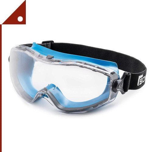 SolidWork : SLWAMZ001* แว่นตานิรภัย Safety Goggles Protective Eyewear Blue, Clear Lens