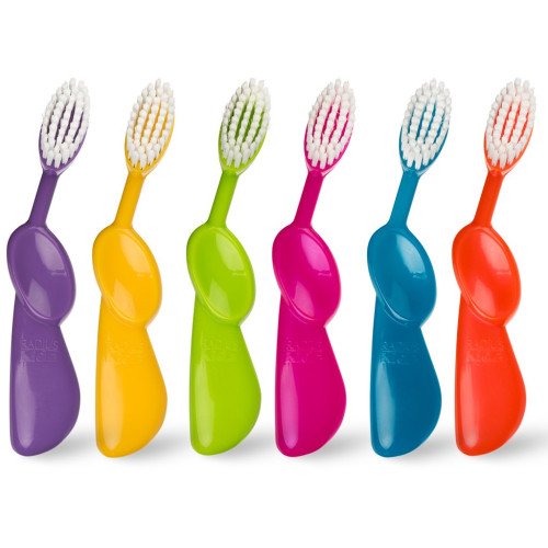 Radius : RDU010* แปรงสีฟันเด็ก Toothbrush, Kidz (6 yrs. +), Right Hand(Multicolor) 1