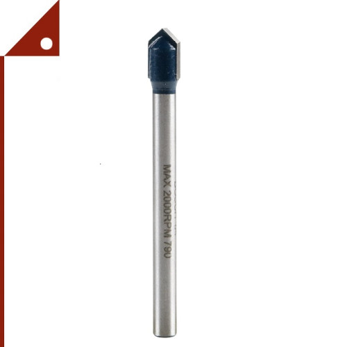 Bosch : BCHGT300* ดอกเจาะกระเบื้อง Carbide Tipped Glass, Ceramic and Tile Drill Bit, Blue 1/4-inch
