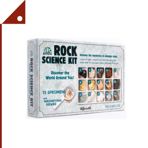 Toysmith : TYS7921* ชุดหินวิทยาศาสตร์สำหรับการศึกษา Rock Science Kit