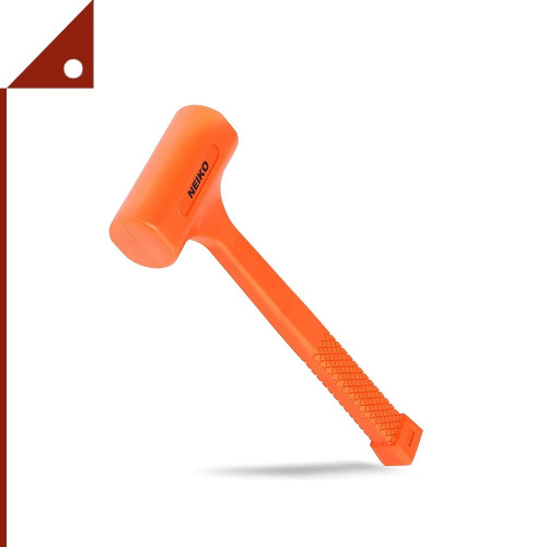 Neiko : NEK02847A* ค้อนยาง Dead Blow Hammer Neon Orange, 2 Lb.