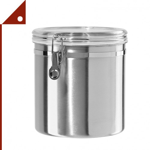 Oggi : OGI5305* ภาชนะเก็บอาหาร Stainless Steel Airtight Canister with Clear Arylic Lid and Locking C