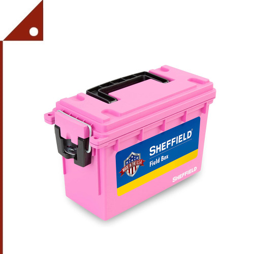 Sheffield : SFD12631* กล่องเก็บกระสุนปืนพก Field Box Pistol Ammo Storage Box, Pink