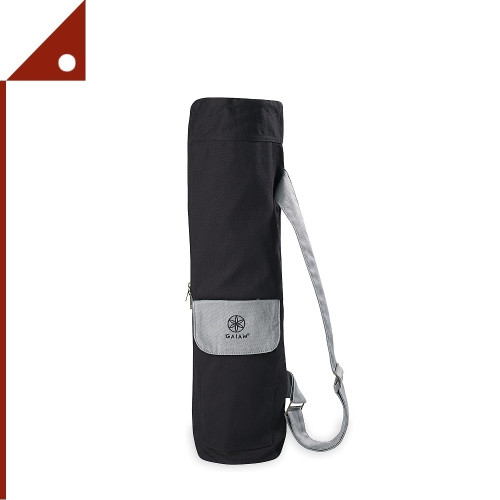 Gaiam : GIA05-62013* กระเป๋าใส่เสื่อโยคะ Cargo Yoga Mat Bag, Granite Storm