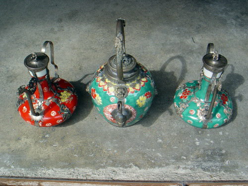 กาน้ำชาจีน เก่าโบราณ ชุด 3 ชิ้น