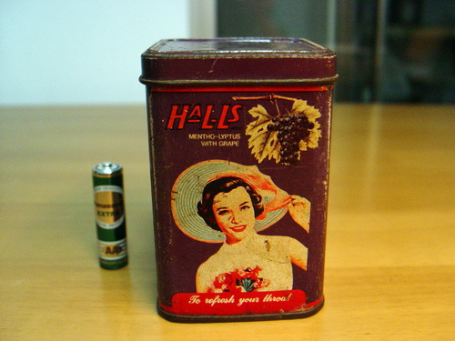 กระป๋องฮอลล์ ใบจิ๋ว Halls Mentho-Lyptus 3