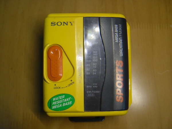 Sony Cassette Walkman Sport WM-FS393