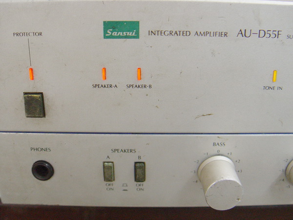 Integrated Amplifier SANSUI AU-D55F ใช้งานได้ปกติ 50+50 Watt 2