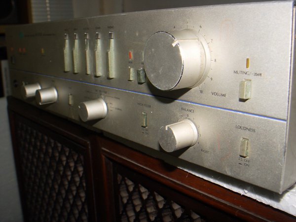 Integrated Amplifier SANSUI AU-D55F ใช้งานได้ปกติ 50+50 Watt 4