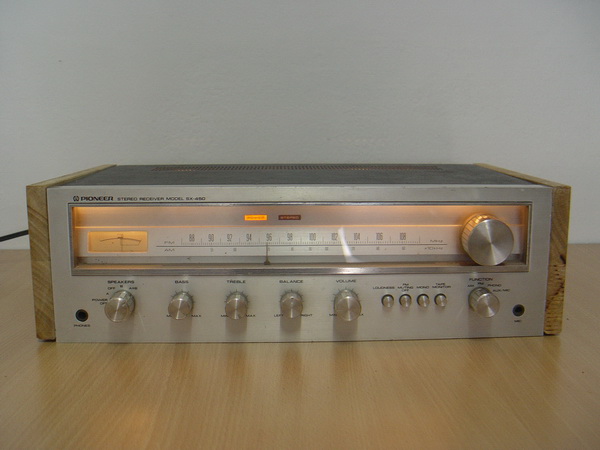 รีซีฟเวอร์ Pioneer SX-450 ใช้งานได้ปกติทุกระบบทั้ง AM/FM/AUX/PHONO สภาพสวย เสียงดี