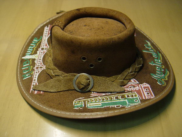 หมวกคาวบอยจิ๋ว Cowboy Hat หนังแท้ Made in Australia ของแท้นำเข้าสำหรับโชว์