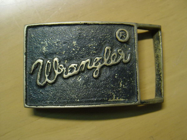 หัวเข็มขัดทองเหลืองแท้ Wrangler