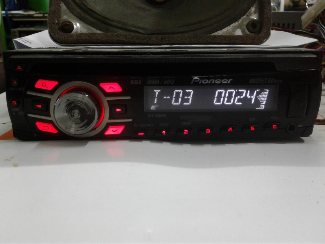 วิทยุรถยนต์ Pioneer DEH-235OUB Cd/Mp3/Radio/Aux/Usb ใช้งานได้ทุกฟังชั่น