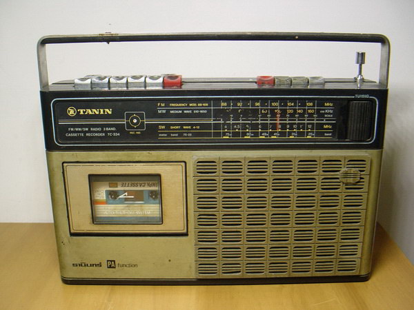 วิทยุ-เทปโบราณ Tanin TC-334 ธานินทร์ ใช้งานได้ปกติทุกระบบ