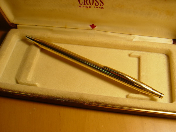 ปากกา CROSS 18K GOLD FILLED ครอส U.S.A. สภาพดีมาก