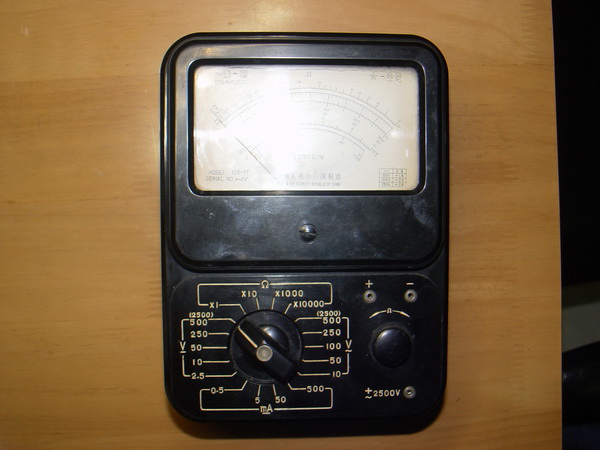 Multimeter 108-1T มิเตอร์จีนโบราณ ยุคประธานเหมา ใช้งานได้ปกติ วัดไฟได้สูงถึง 2500V