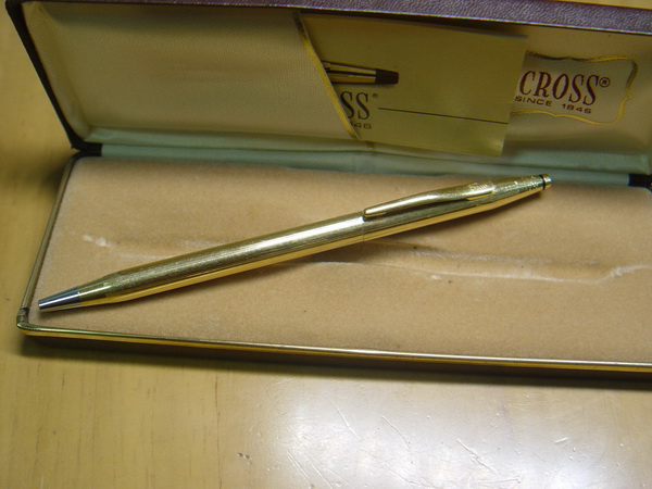 ปากกา CROSS 18K GOLD FILLED ปากกาครอส U.S.A. สภาพดีมาก