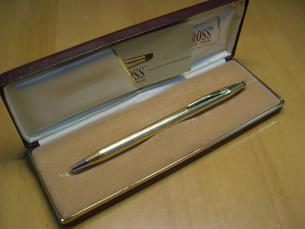 ปากกา CROSS 18K GOLD FILLED ปากกาครอส U.S.A. สภาพดีมาก 3