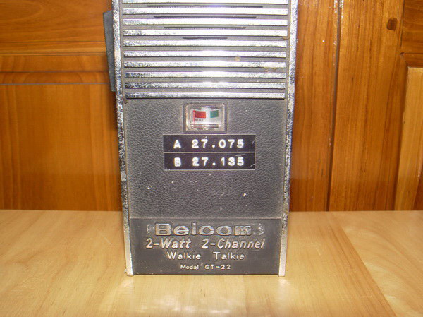 วอโบราณ Belcom GT-22 Walkie Talkie 2 Watt 2 CH สภาพโชว์ 1