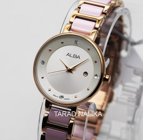 นาฬิกา ALBA modern ladies AH7R92X1 pink gold