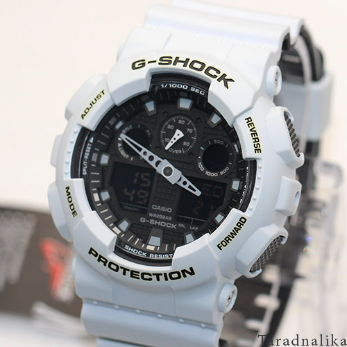 นาฬิกา CASIO G-shock GA-100L-7ADR 2 ระบบใหม่ (ประกัน CMG)