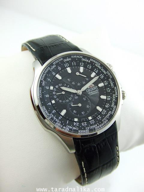 นาฬิกา Orient Automatic Worldtime CEY04004B sapphire 2