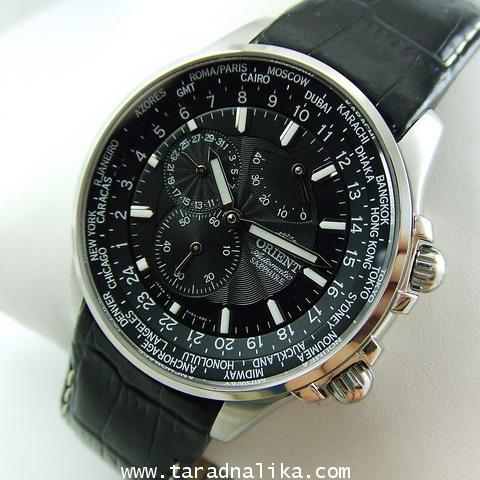 นาฬิกา Orient Automatic Worldtime CEY04004B sapphire