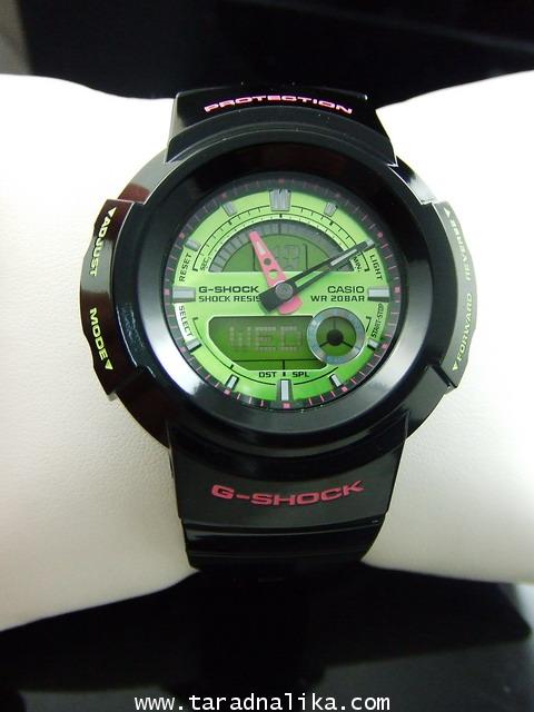 นาฬิกา CASIO G-SHOCK Protection AW-582SC-1ADR 2 ระบบ สีสดใส 1