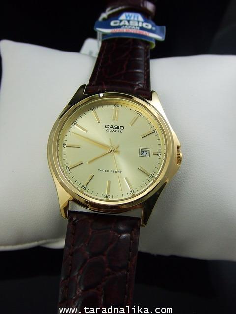 นาฬิกา CASIO สายหนังเรือนทอง MTP-1183Q-9ADF 1