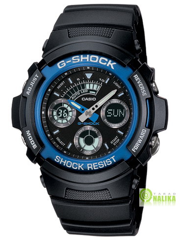 นาฬิกา CASIO G-shock 2 ระบบ AW-591-2ADR blackblue