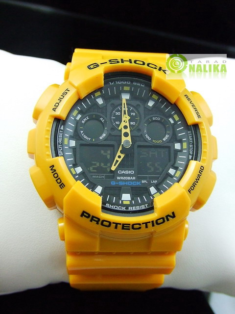 นาฬิกา CASIO G-shock GA-100A-9ADR Yellow 2 ระบบใหม่ 1