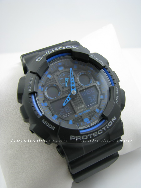 นาฬิกา CASIO G-shock GA-100-1A2DR BlackBlue 2 ระบบใหม่ 2