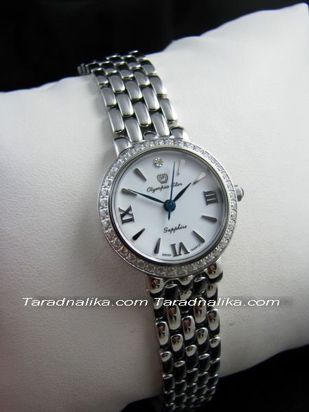 นาฬิกา Olympia star crystal lady sapphire 58046L-201 2