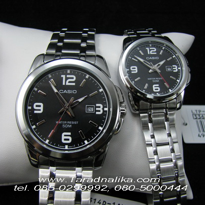 นาฬิกา CASIO คู่ชายหญิง  MTP และ LTP-1314D-1AVDF