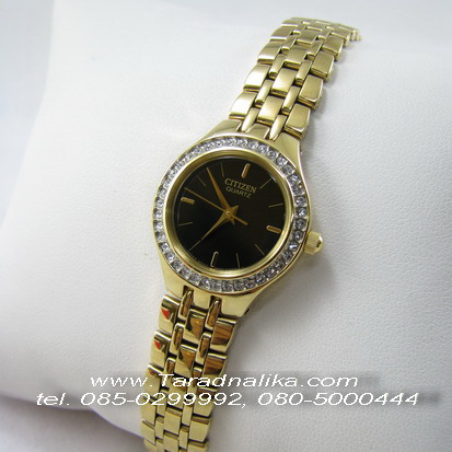 นาฬิกา CITIZEN lady crystal EJ6042-56E เรือนทอง