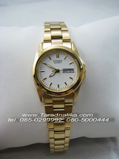 นาฬิกา CITIZEN lady ควอทซ์ EQ0562-54A เรือนทอง 1